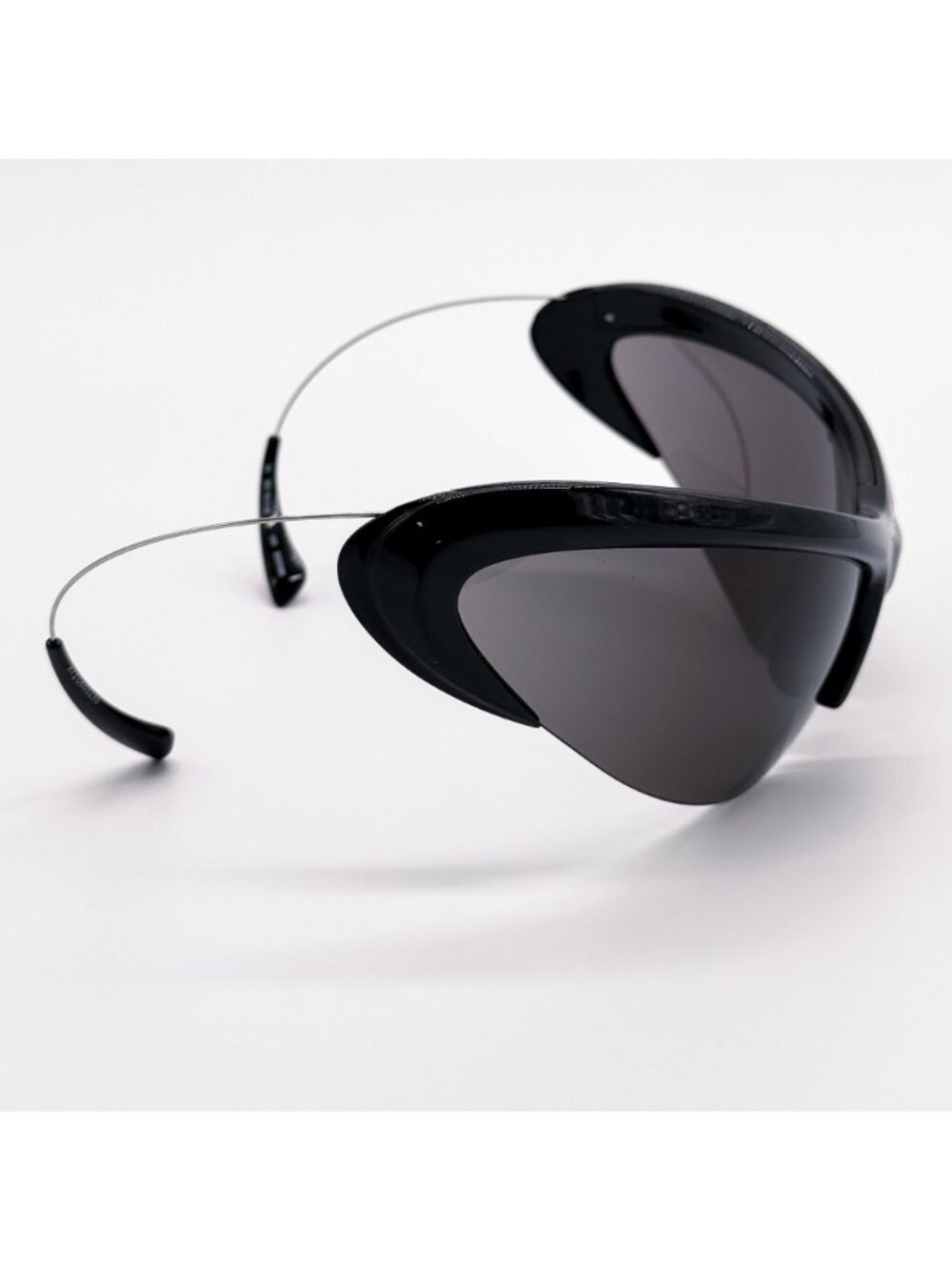 NEW BALENCIAGA BB0232S 001 SUNGLASSES BLACK UNISEX EYEWEAR BALENCIAGA - Picture 8 of 12